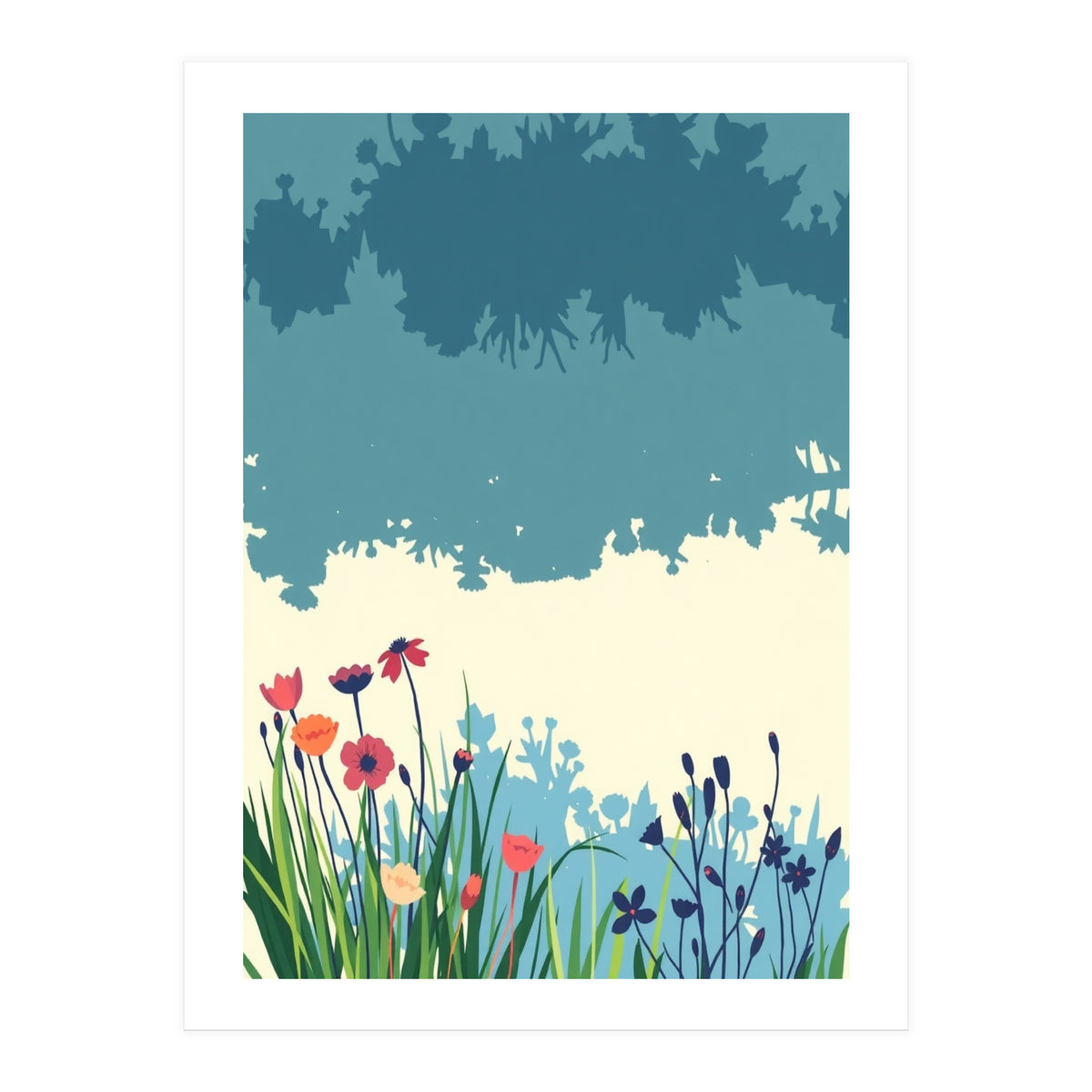 Lake Flower Nature (Print Only)