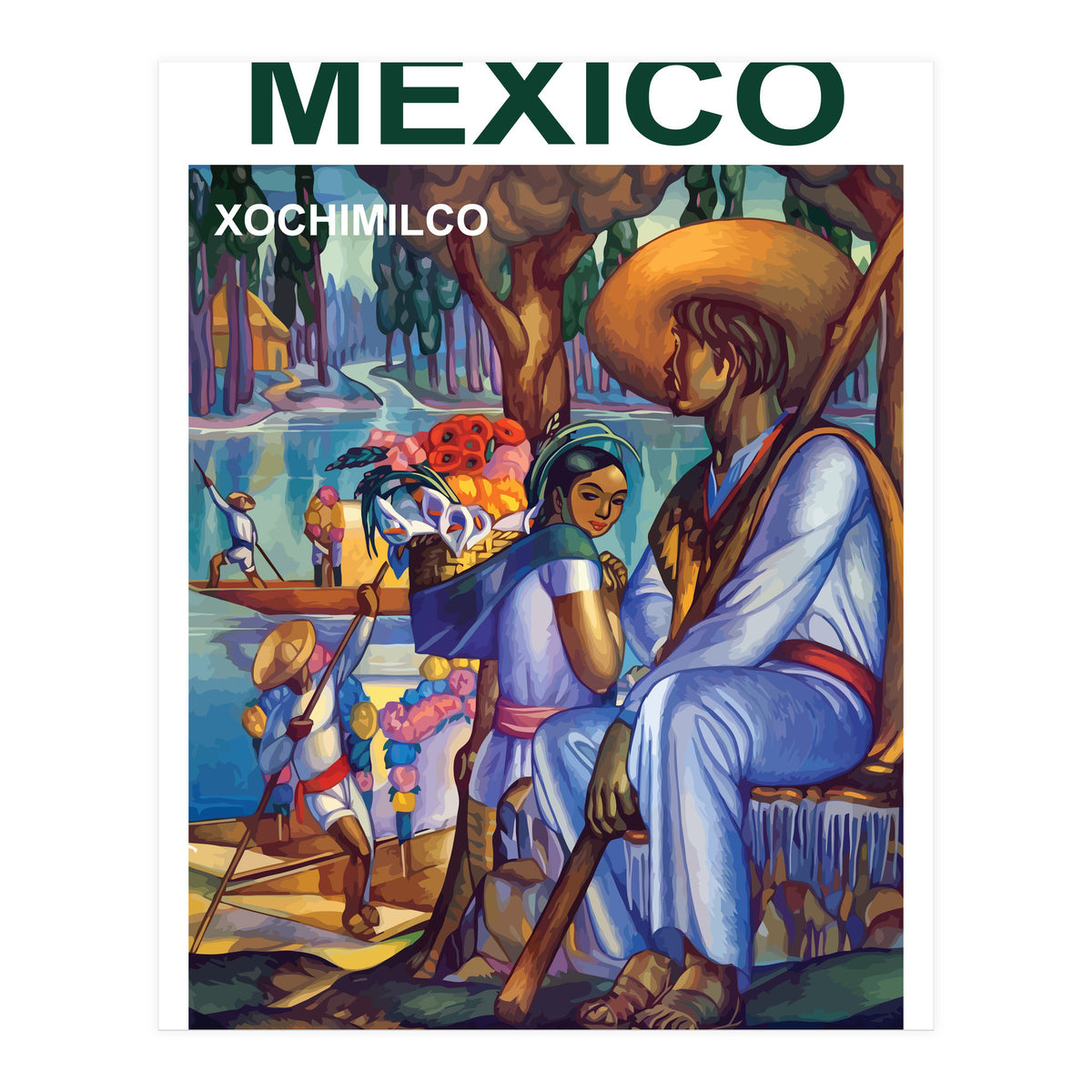 Mexico Xochimilco (Print Only)