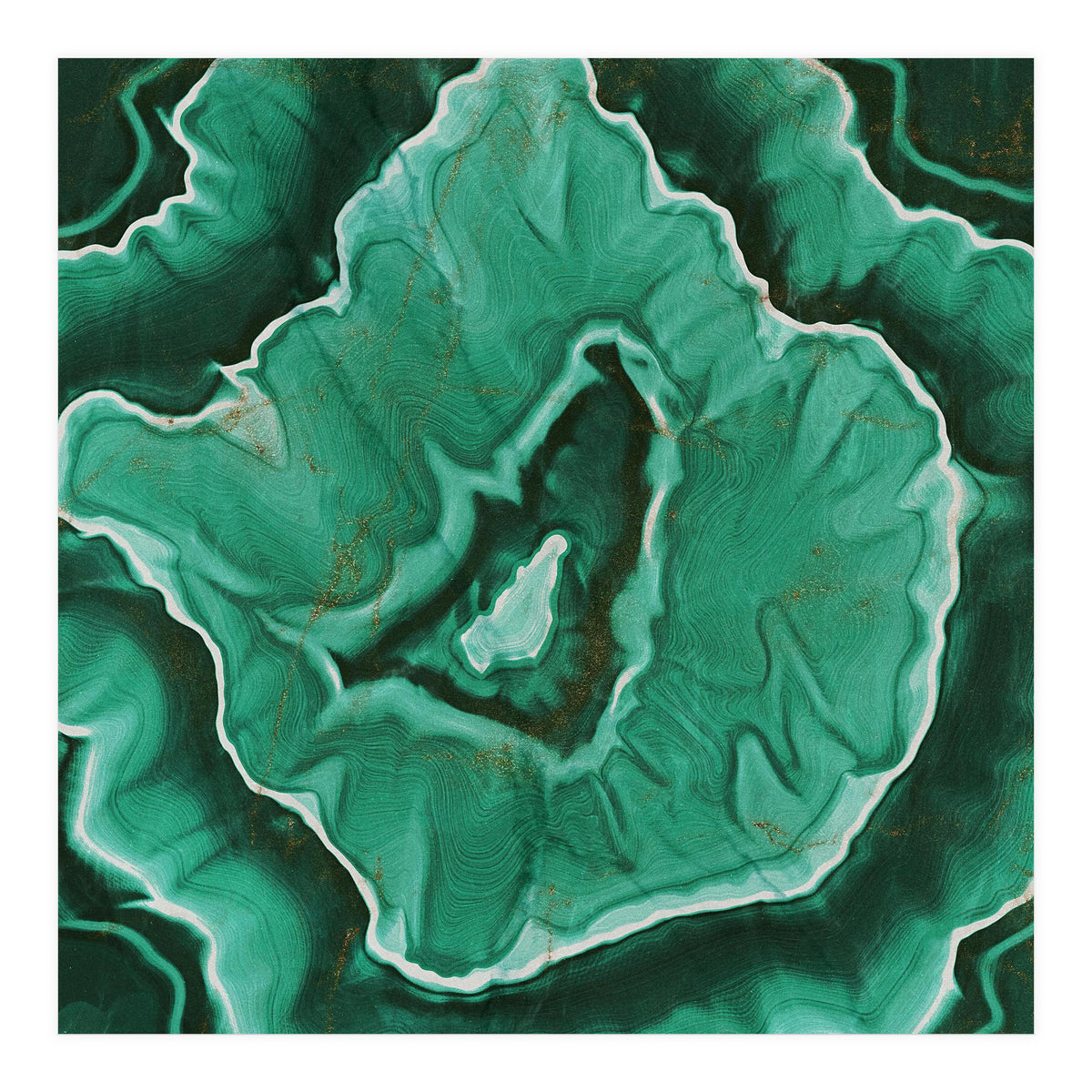 Malachite Texture 02 (Print Only)