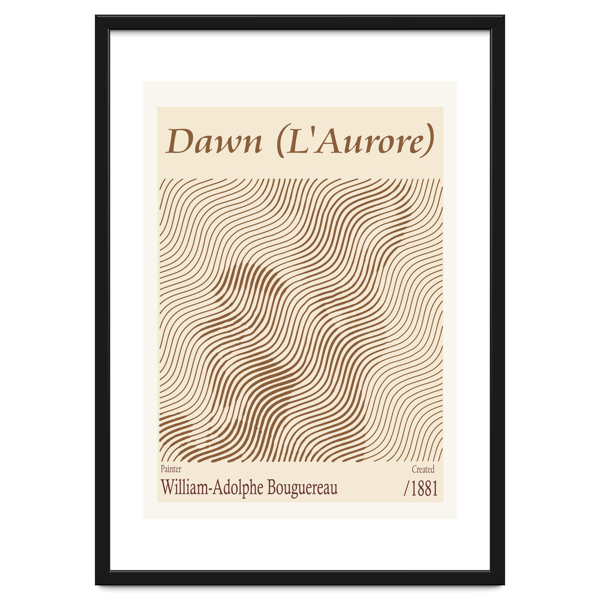 Dawn (l'aurore) – William Adolphe Bouguereau 1881