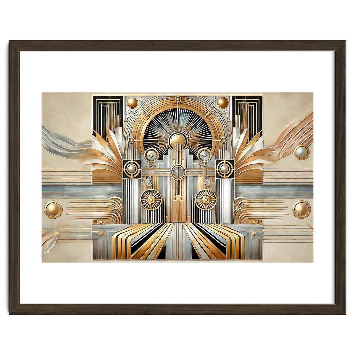 Art Deco Gold Architecture