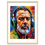 Man In Headphones Art thumbnail