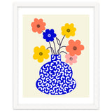 Inheritance, Flower Pot Botanical Floral, Eclectic Bohemian Concept Pop Of Color, Dopamine Positivity Plants Nature Heredity Contemporary thumbnail