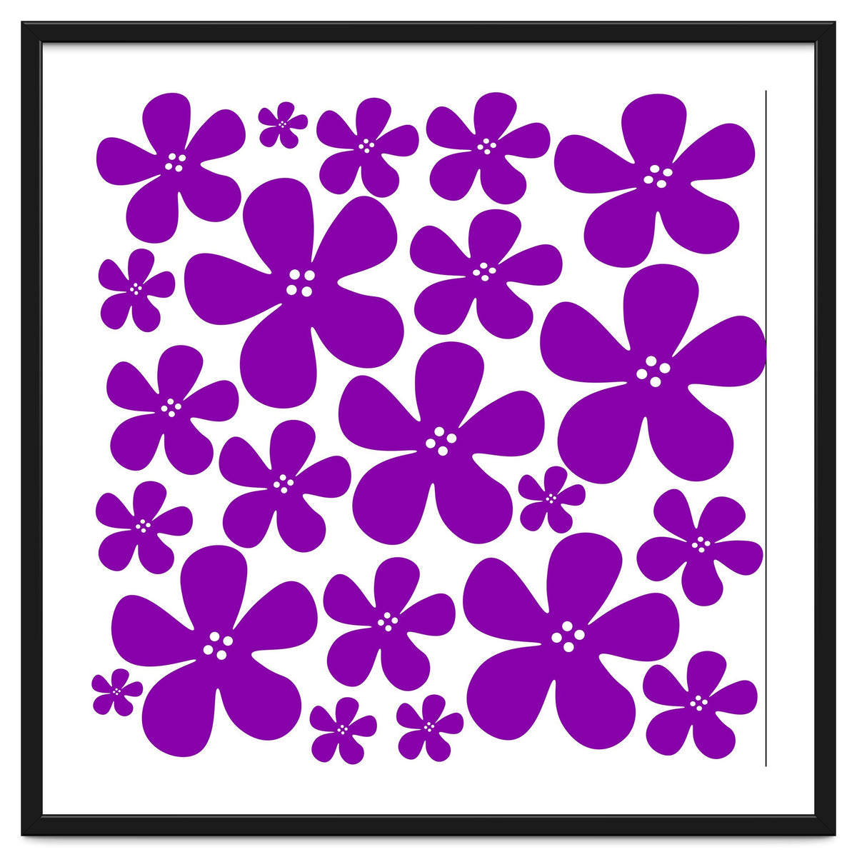 Purple Flowers Pattern