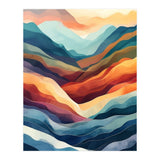 Abstract Ethereal Mountain Landscape (Print Only) thumbnail