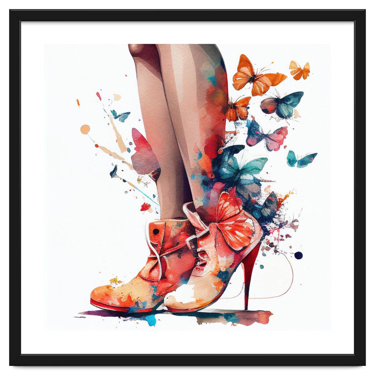 Butterfly Heels Splash