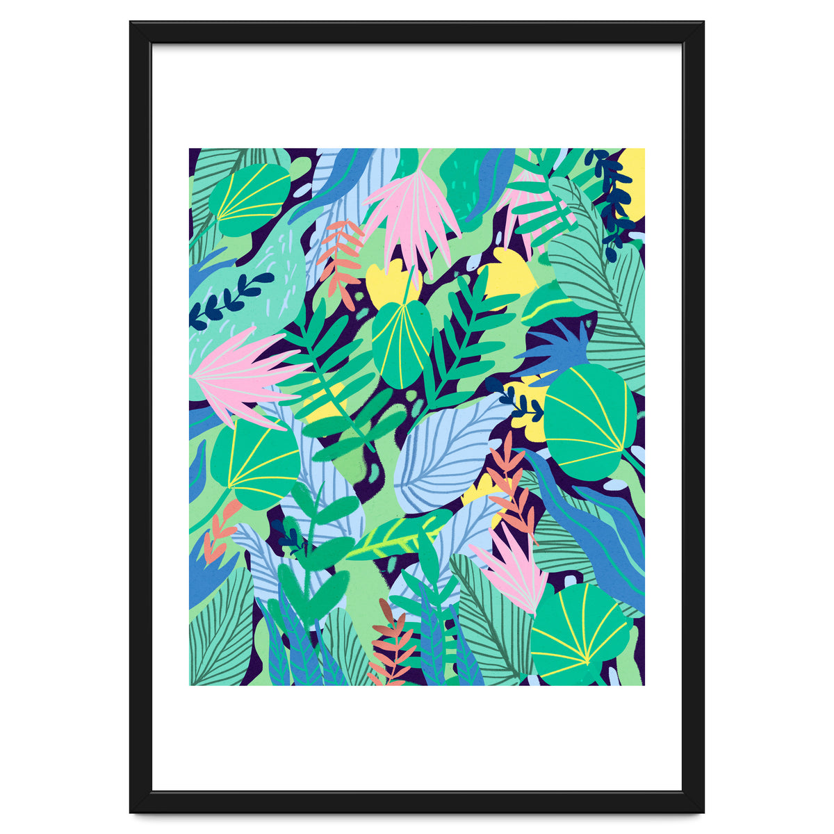 Wild Garden | Eclectic Contemporary Boho Jungle | Forest Meadow Botanical Nature Plants