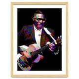 Howlin Wolf American Blues Guitarist Colorful thumbnail