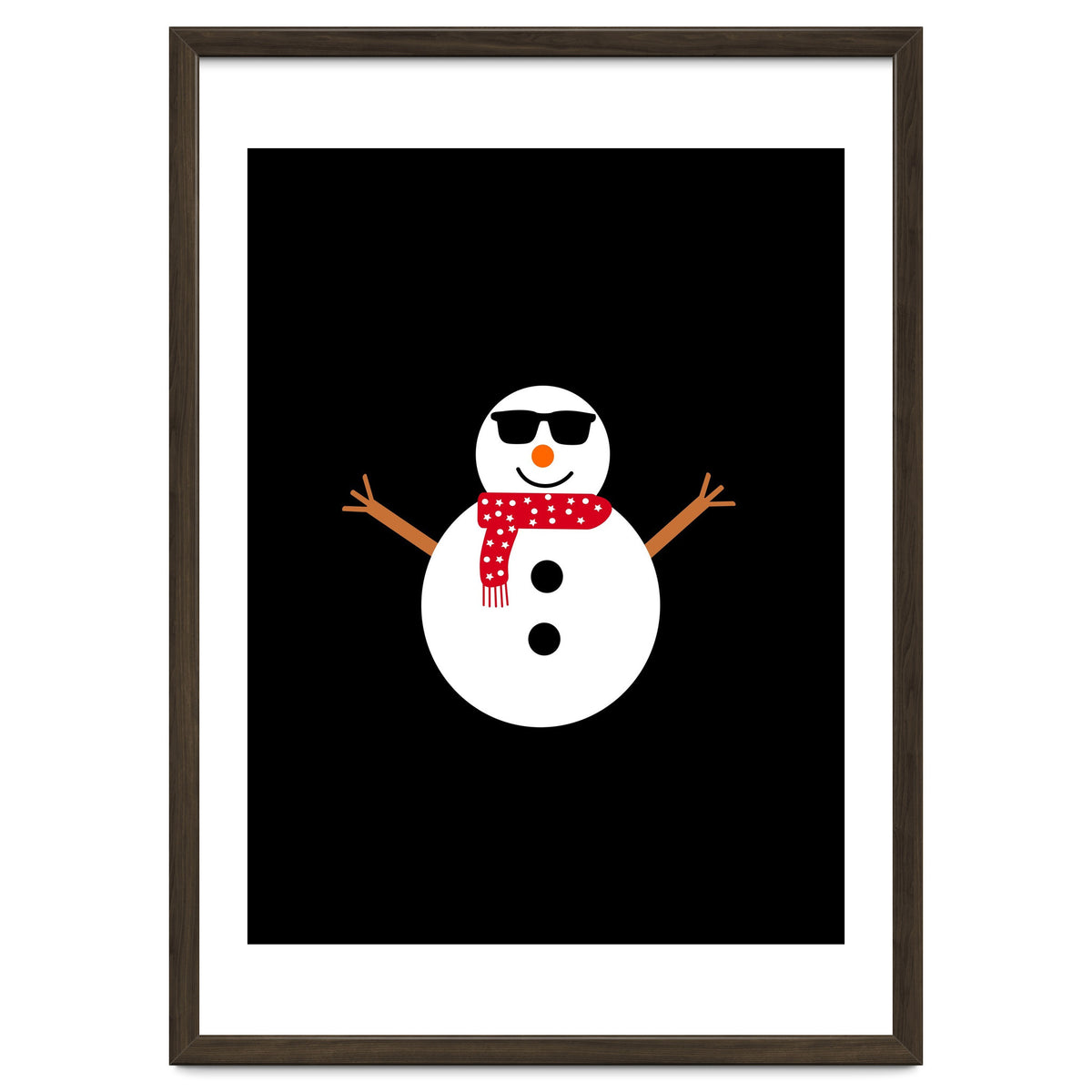 Funny Winter Snowman