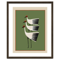 Striped Bird Trio I