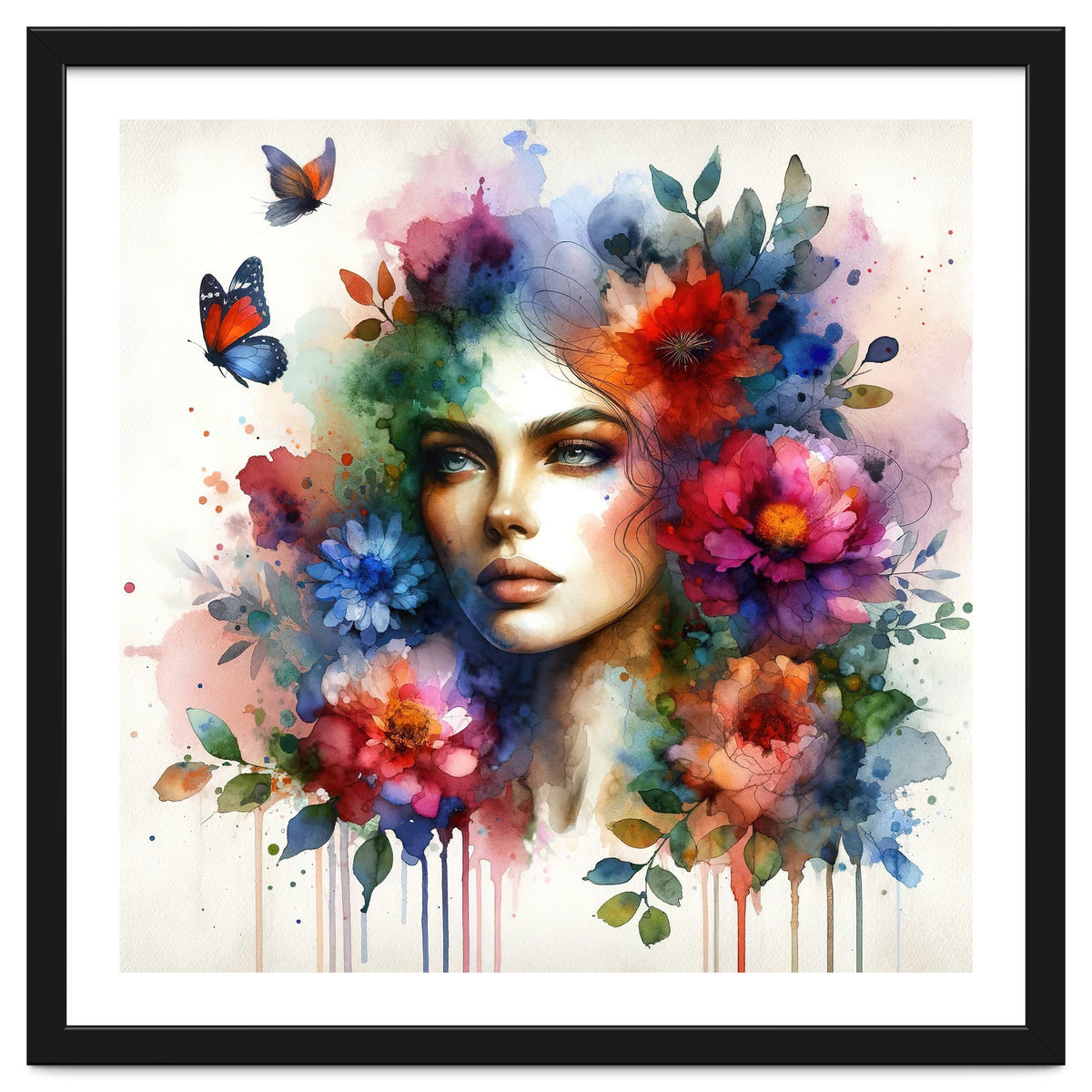 Ethereal Floral Portrait