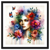 Ethereal Floral Portrait