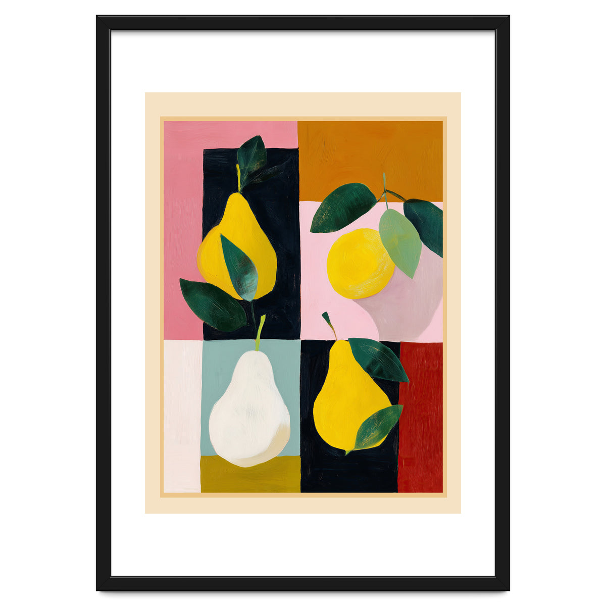 Modern Pears Still Life I