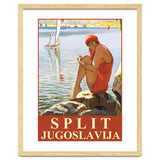 Split, Swimmer on a Rocky Coast thumbnail