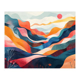 Abstract Mountain Landscape Art (Print Only) thumbnail