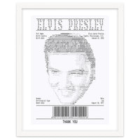 Receipt Art Elvis Presley