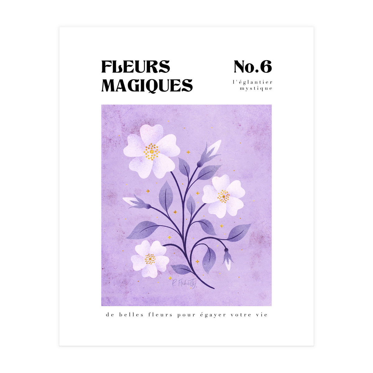 Magical Flowers No.6 Mystic Dog Rose (Print Only)