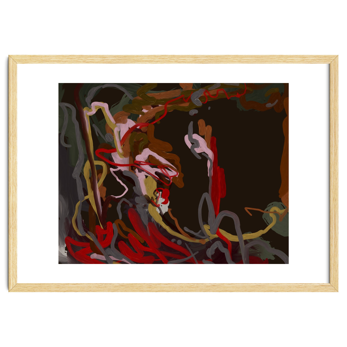 Abstract Fluidity oil painting