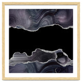 Black & Silver Glitter Agate Texture 03 thumbnail