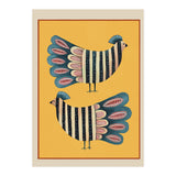 Striped Bird Pair II (Print Only) thumbnail