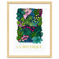 La Botanique, Botanical Garden, Colorful Jungle Print, Boho FLower Market