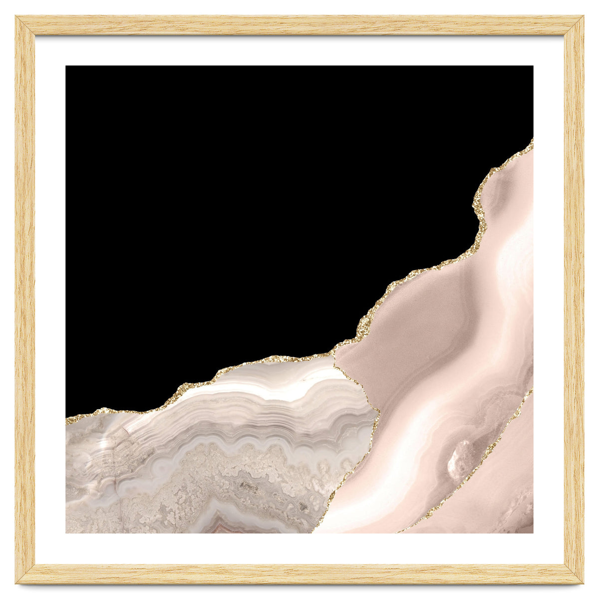 Ivory & Gold Agate Texture 04