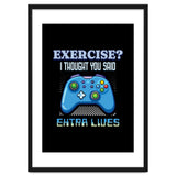 Exercise I Thought You Said Extra Lives – Gamer Humor Gift for Video Game Lovers thumbnail