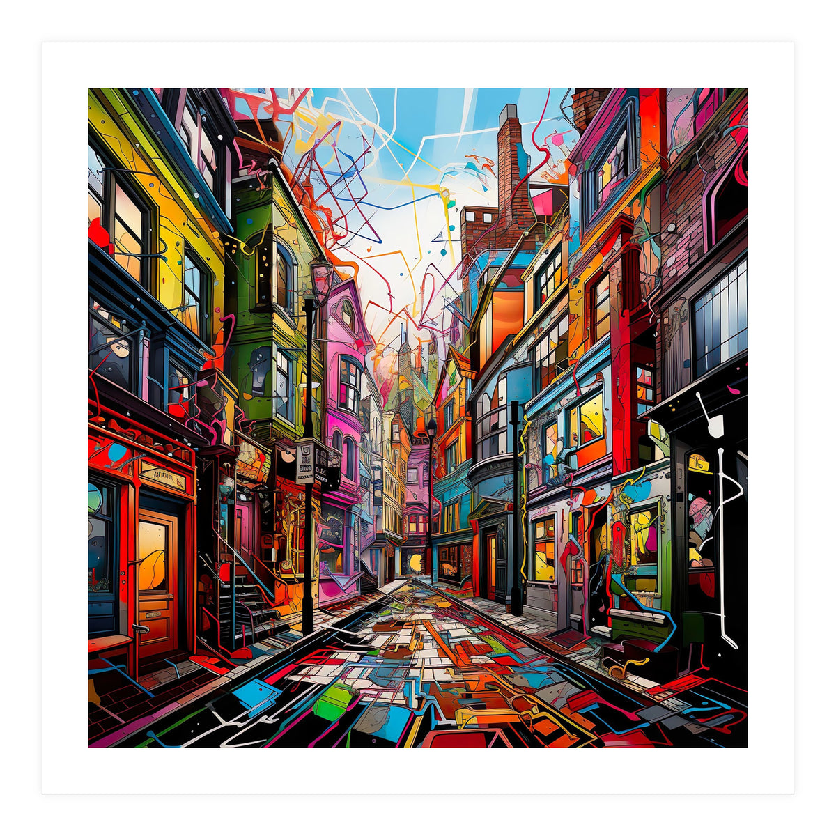 Soho Compton St (Print Only)