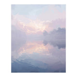 Ethereal Misty Lakeside at Dawn (Print Only) thumbnail