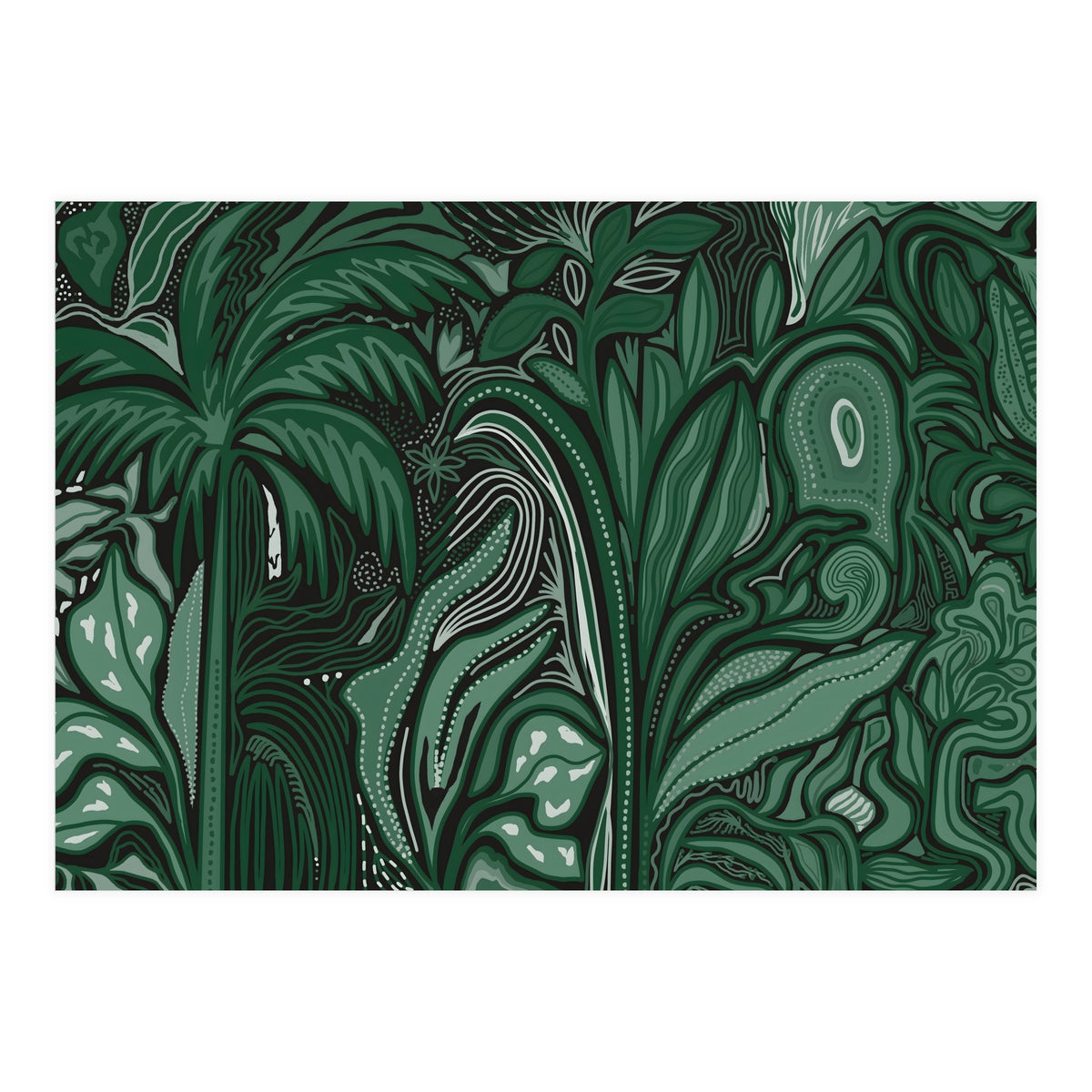 Noctiverdis magnifolia arcana tropical green (Print Only)