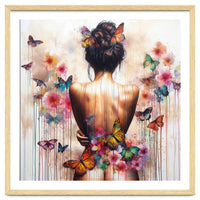 Butterfly Garden Back Portrait