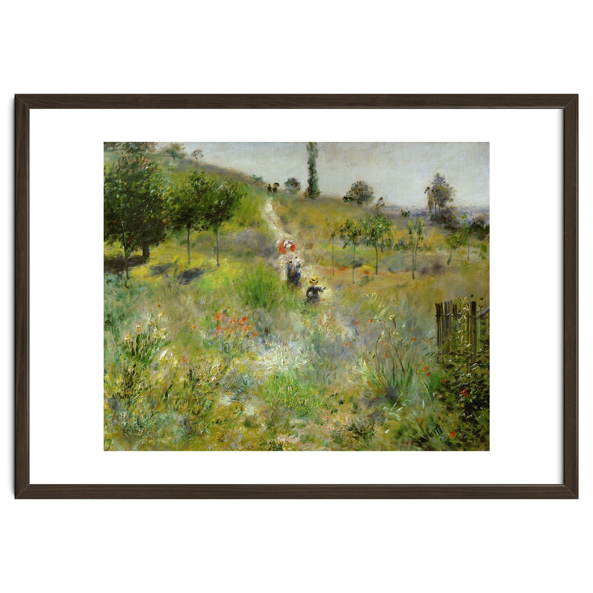 Chemin montant dans les hautes herbes. Oil on canvas (around 1875) 60 x 74 cm R. F. 2581.