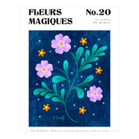 Magical Flowers No.20 Midnight Purple (Print Only)