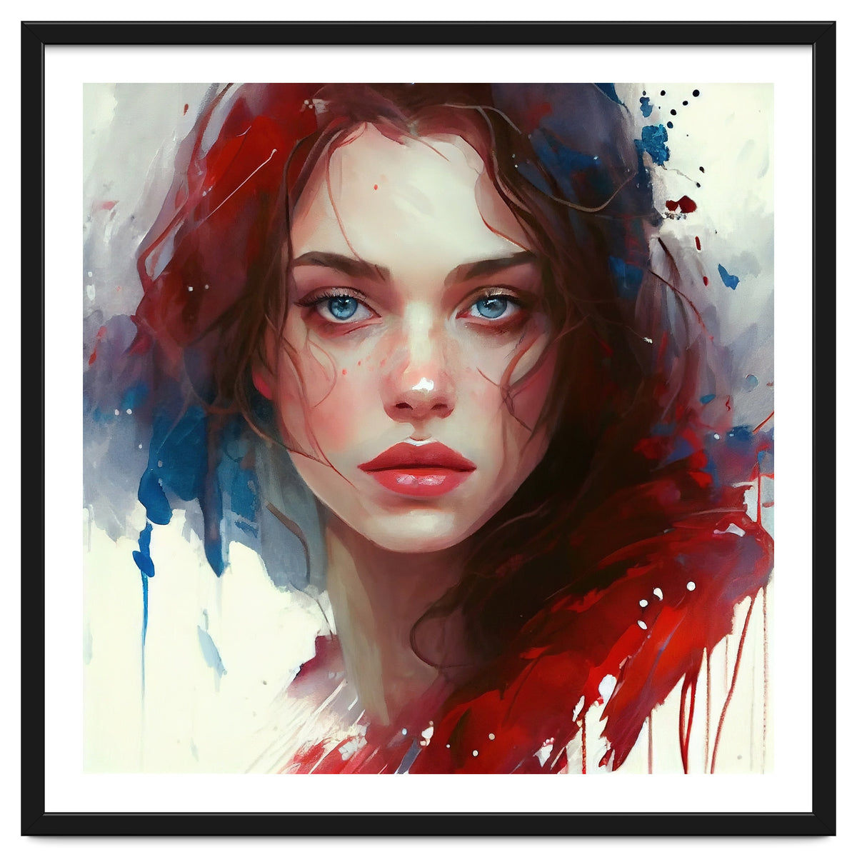 Modern Fairy Tale Blue Eyed Portrait