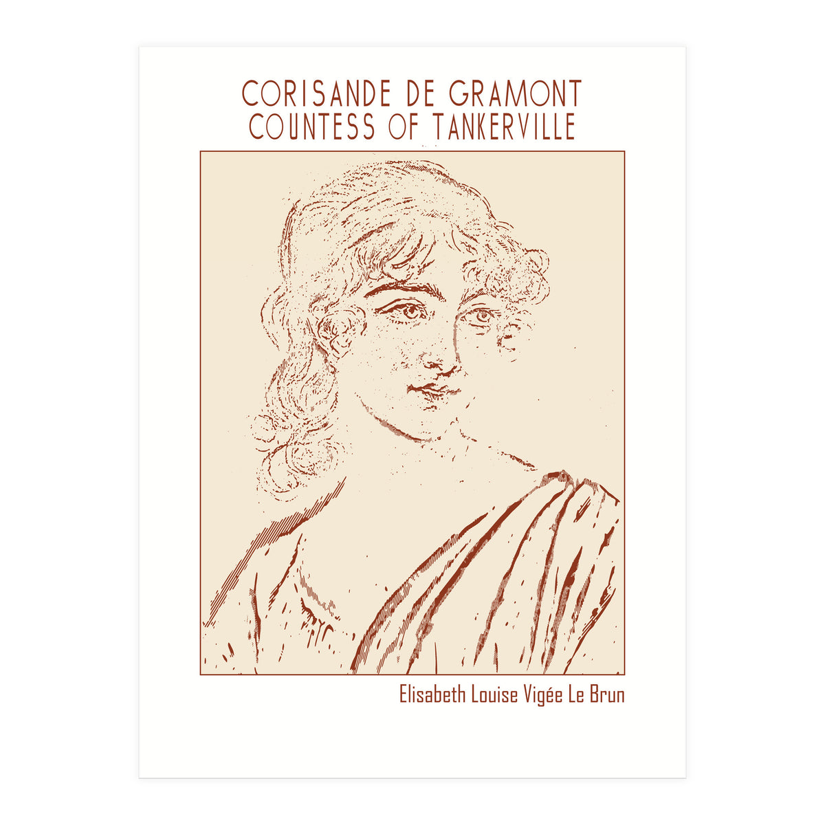 Corisande De Gramont, Countess Of Tankerville  (Print Only)