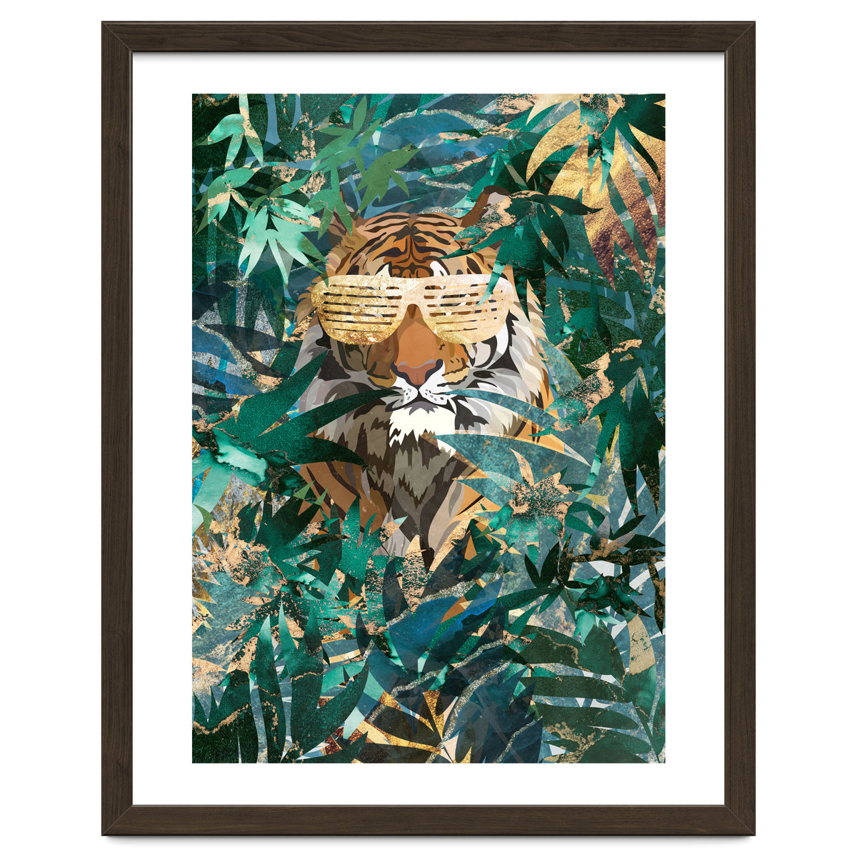 Hip hop tiger in the jungle