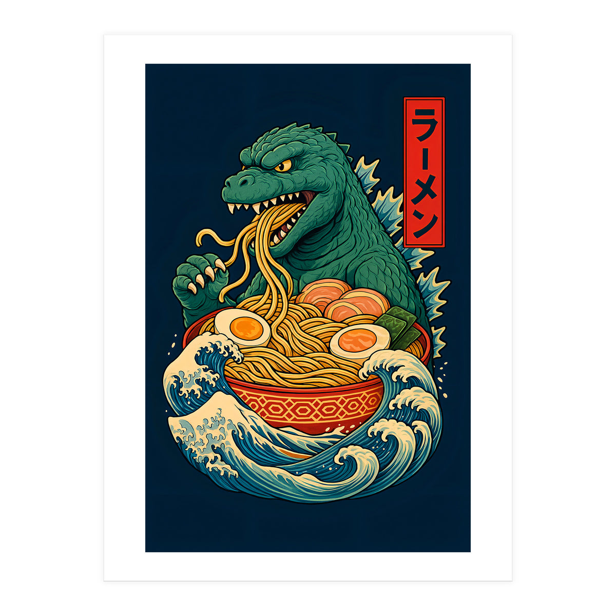 Ramen Godzilla (Print Only)