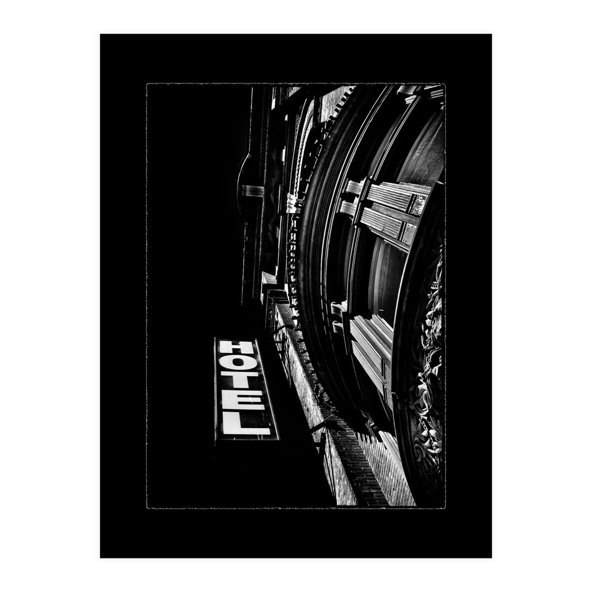 Gladstone Hotel No 2 with Border (Print Only)