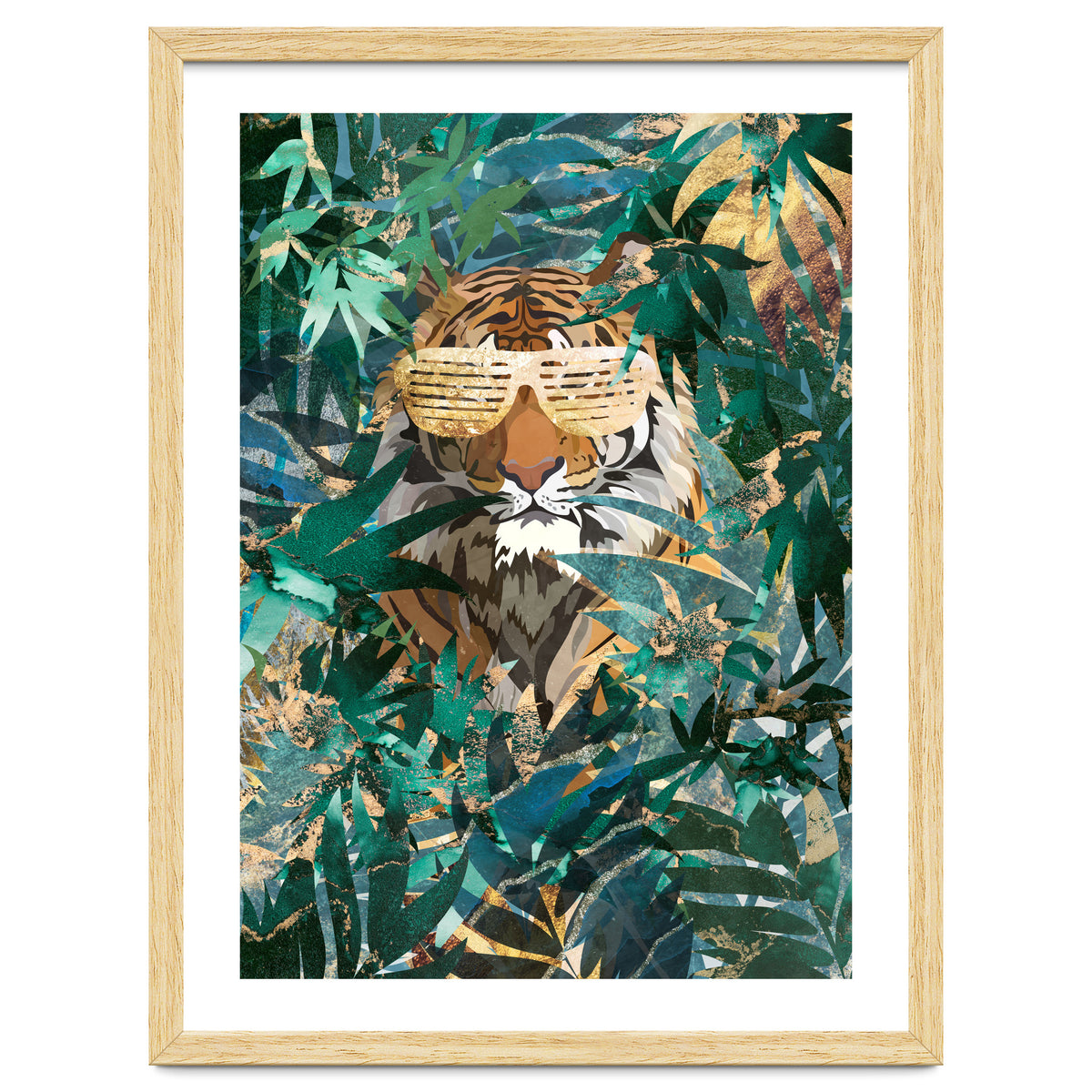 Hip hop tiger in the jungle