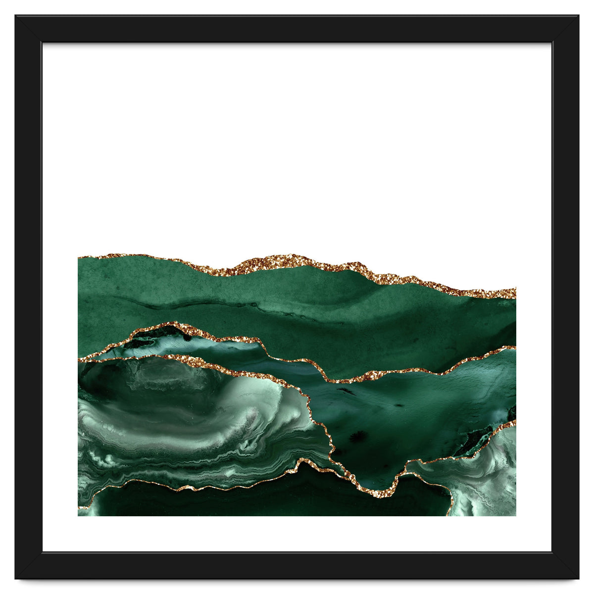 Emerald & Gold Agate Texture 05