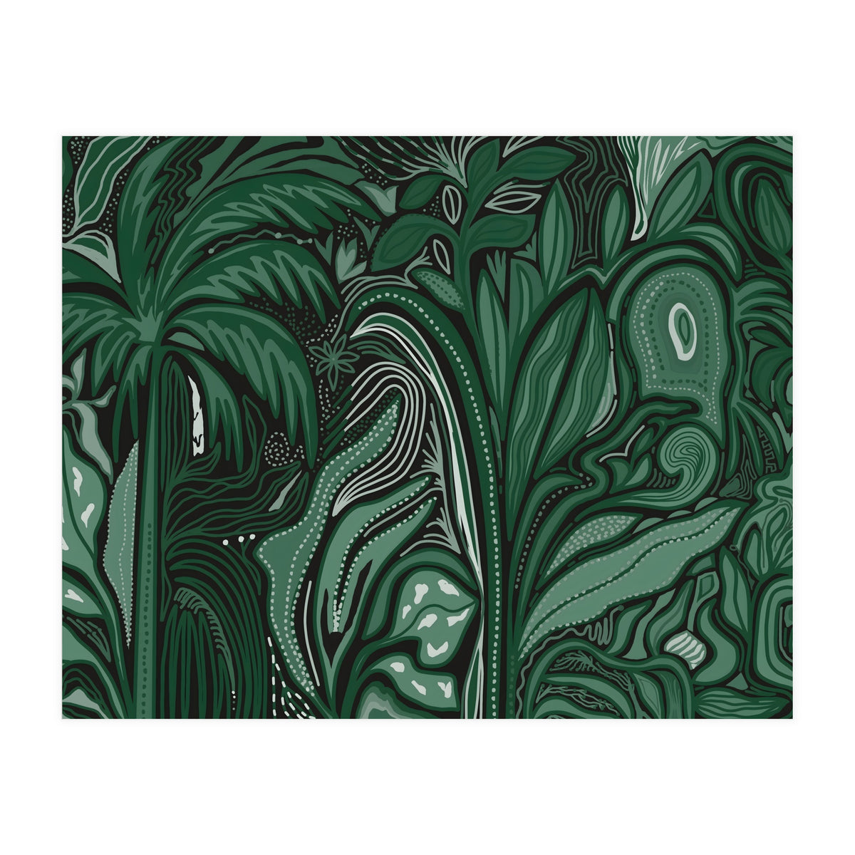 Noctiverdis magnifolia arcana tropical green (Print Only)