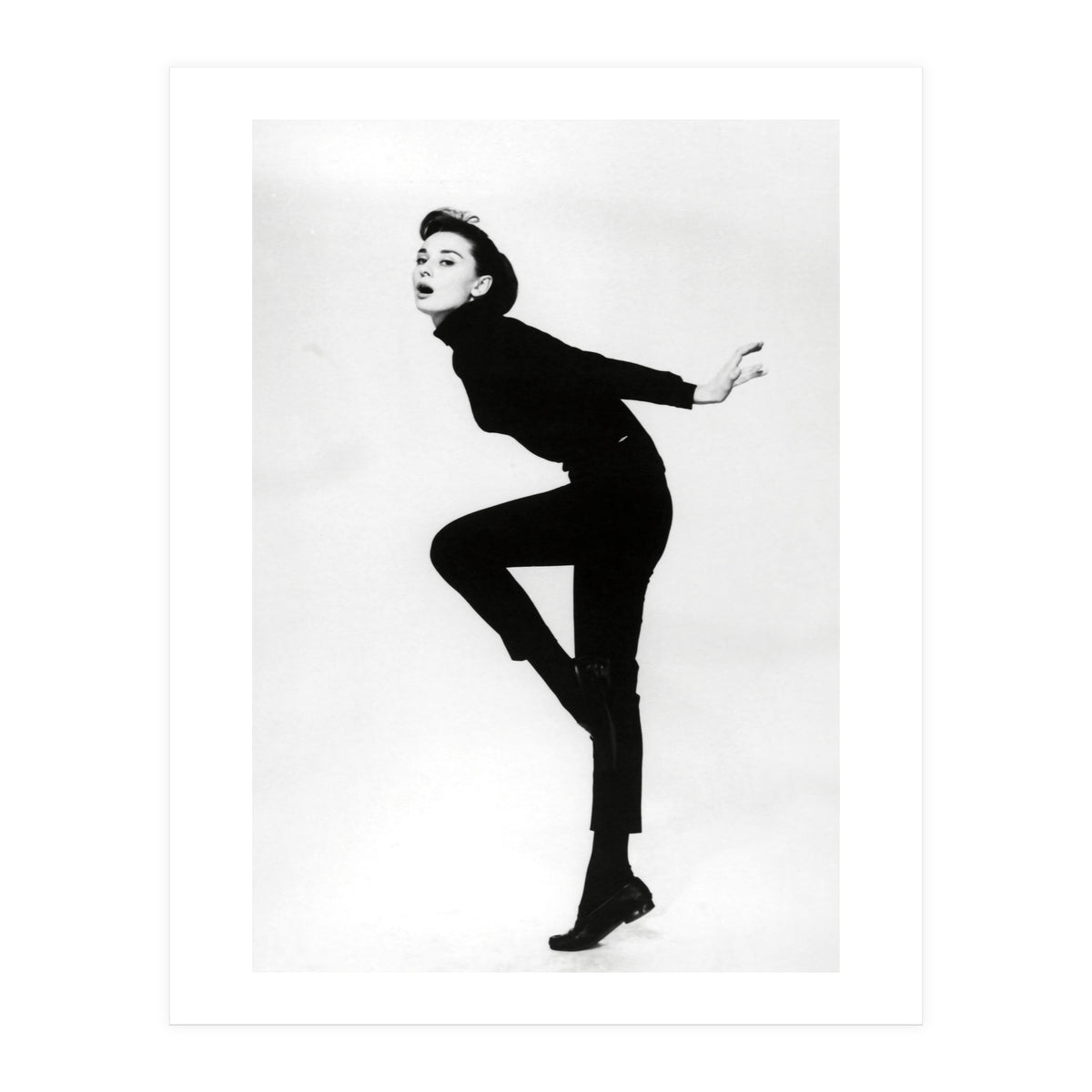 AUDREY HEPBURN in FUNNY FACE (1957), directed by STANLEY DONEN. (Print Only)