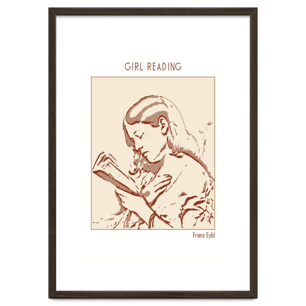 Girl Reading – Franz Eybl