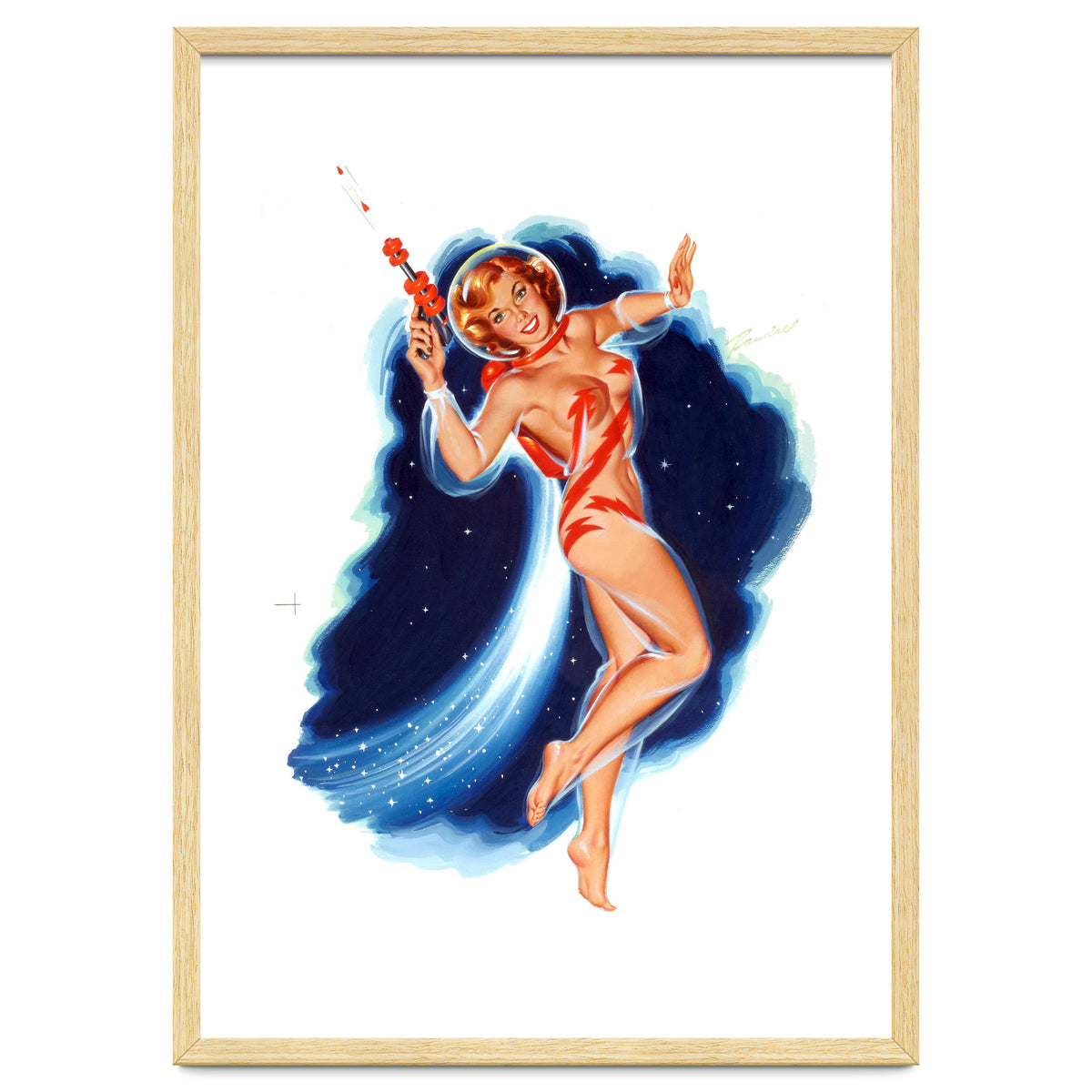 Pinup Astronaut Girl