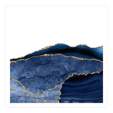 Navy & Gold Agate Texture 24 (Print Only) thumbnail