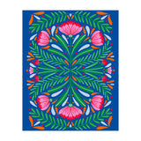 Bold Symmetrical Flowers (Print Only) thumbnail