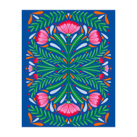 Bold Symmetrical Flowers (Print Only)