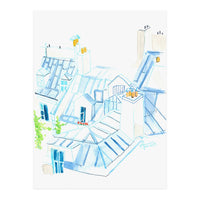 Paris Rooftops  (Print Only)