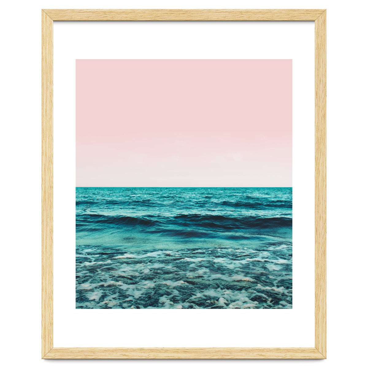 Ocean Love | Sea Beach Sand Waves Photography | Blush Nature Scenic Travel Island Digital