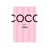Paris Fashion Quote Art, Coco Chanel, Chic Decor (Print Only) thumbnail
